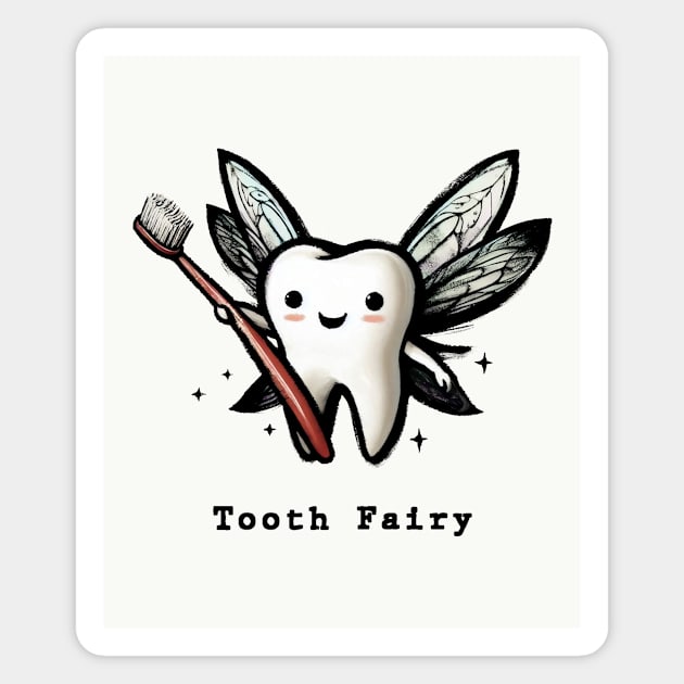 Tooth fairy Magnet by CreativeSage